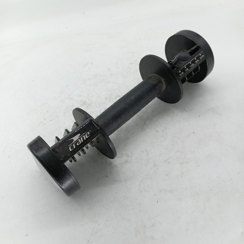 Crane Adjustable Dumbbell Handle Replacement Only Black 12.5 lb Selector Dial c2